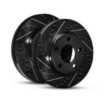 R1 Concepts Front Brake Rotor Kit _Brake Rotors_ Brake Disc _Drilled and Slotted WHPN1-11006 4 01 35