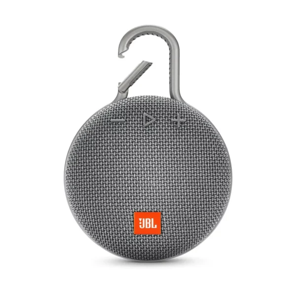 JBL Clip 3 Portable Bluetooth Speaker with Carabiner - Gray – Image 2