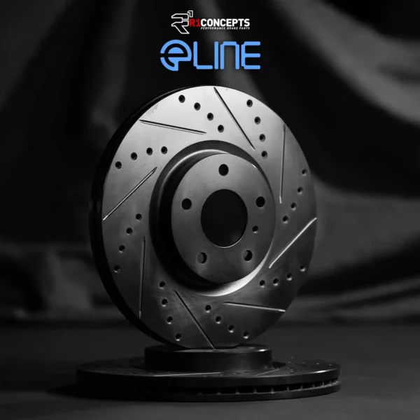 R1 Concepts Front Brake Rotor Kit _Brake Rotors_ Brake Disc _Drilled and Slotted WHPN1-11006 – Image 3