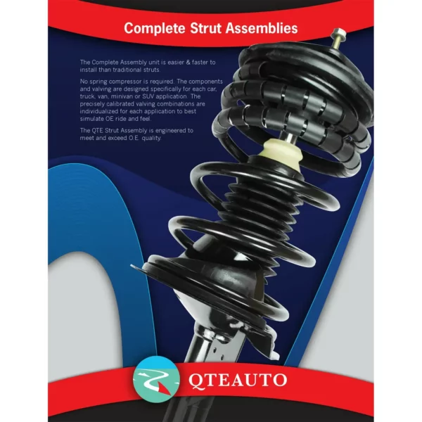 Set Front Quick Complete Strut-Coil Spring-Rear Shock For 2018-2021 GMC Terrain – Image 2
