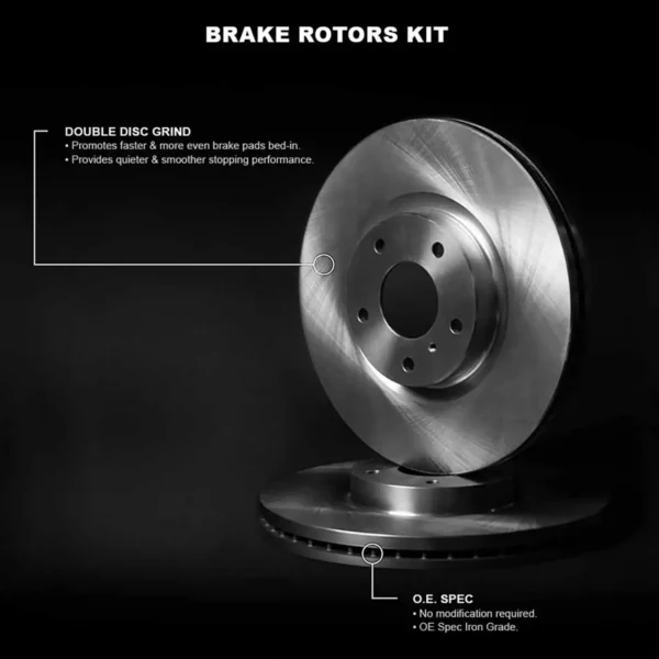 R1 Concepts Wfpn1 73044 R1 Concepts Brake Rotor Blank Fits select- 2007-2011 AUDI S6 – Image 3