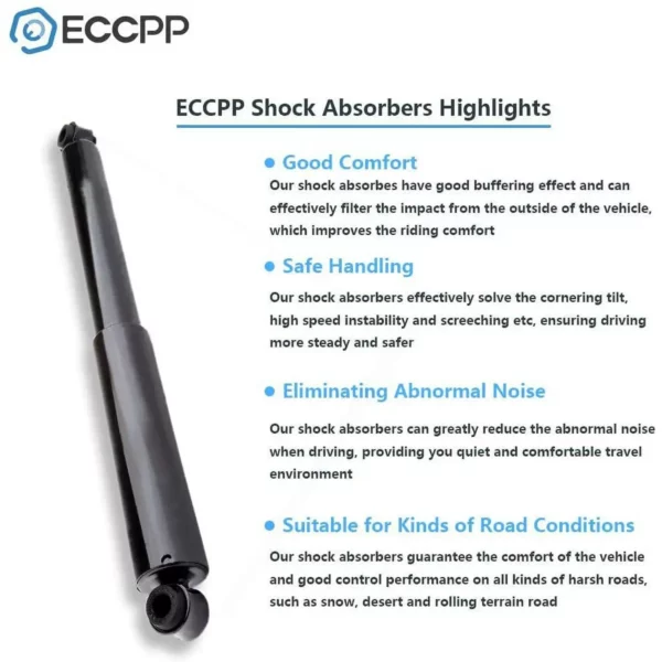 Shock Absorbers for Nissan,ECCPP Front Rear Shock Absorbers – Image 3